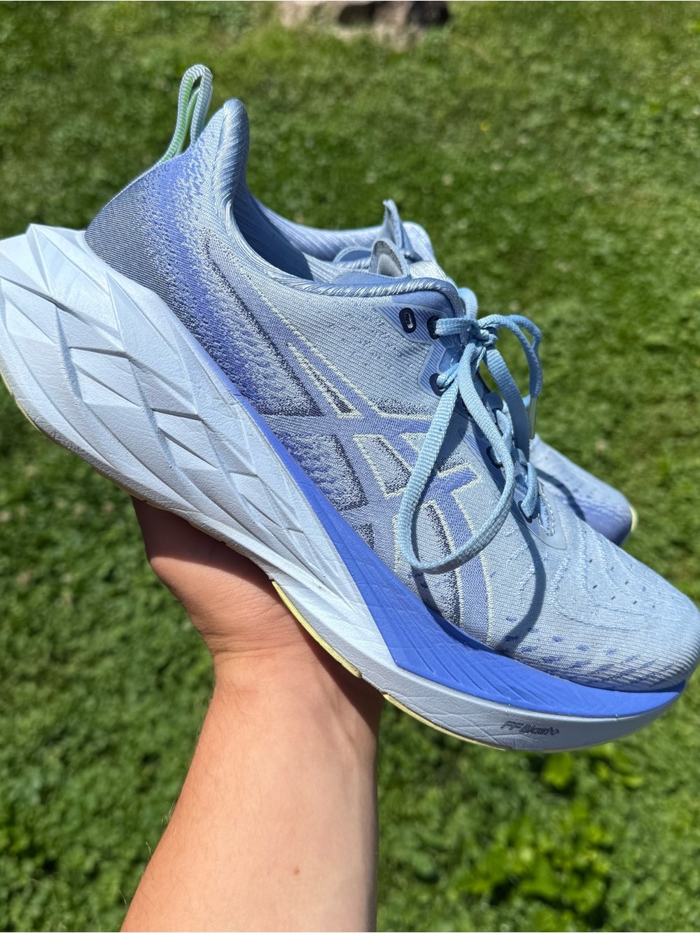 Women’s Asics Novablast 4 Blue Running Shoes Sneakers FF Blast 1012B510 Size 9.5